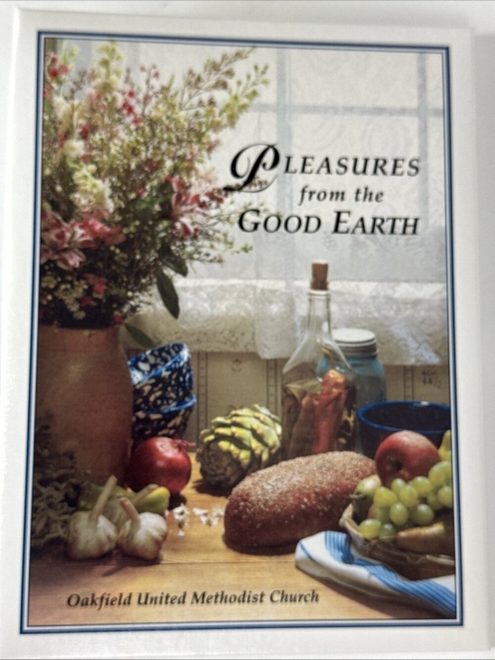 2010 Pleasures from the Good Earth Cookbook Oakfield NY United Methodist Church
